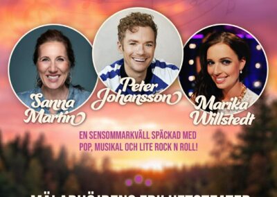 MUSIK I SOMMARKVÄLL MED SANNA, PETER o MARIKA